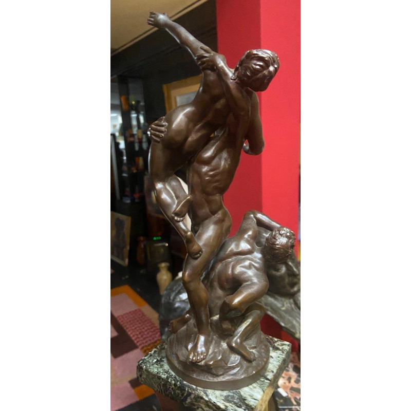 Sculpture "Enlèvement des Sabines" réduction en bronze du modèle de Jean De Bologne