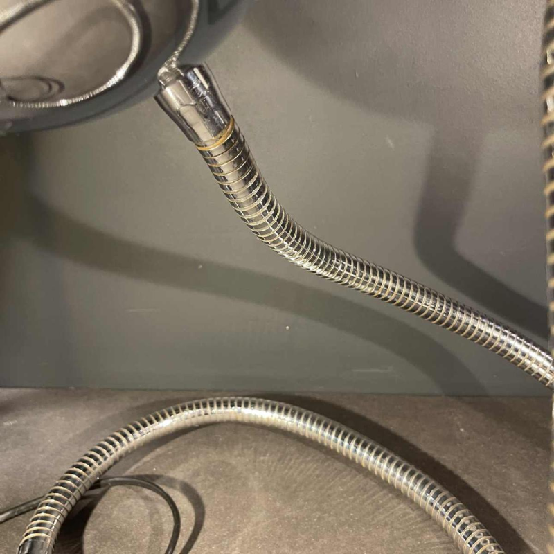 GOFFREDO REGGIANI, Flexible lamp "Snake Eye Balls", chrome steel 1970