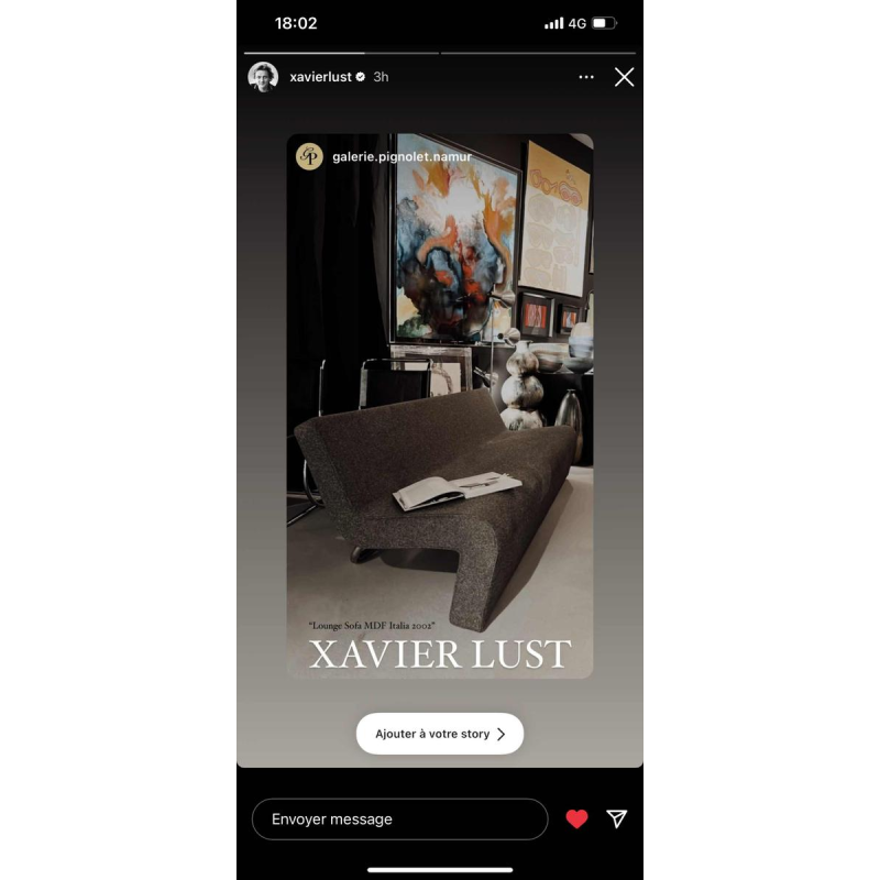 XAVIER LUST pour MDF Italia "Lounge Sofa" canapé, plus édité depuis 2002