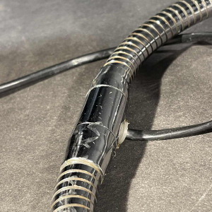 GOFFREDO REGGIANI, Lampe flexible " Slangenoogbollen ", acier chroom 1970