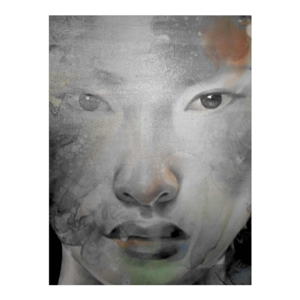 Silawit Poolsawat “Asian Beauty“ peinture acrylique sur toile, XXIe s