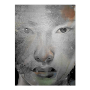 Silawit Poolsawat “Asian Beauty“ painting acrylic on canvas 130 x 100 cm