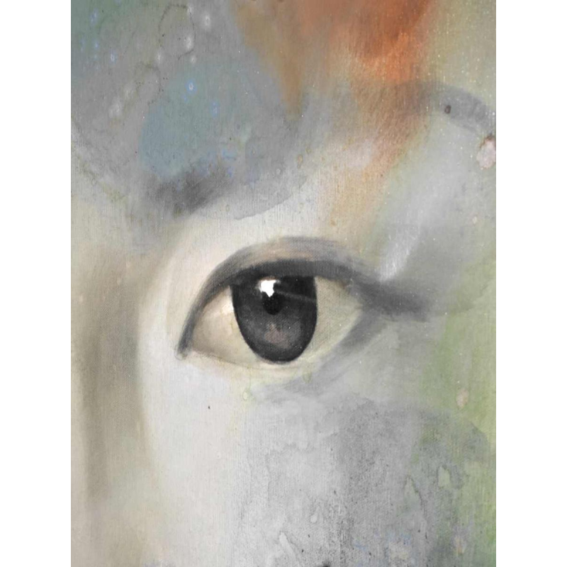 Silawit Poolsawat “Asian Beauty“ peinture acrylique sur toile, XXIe s