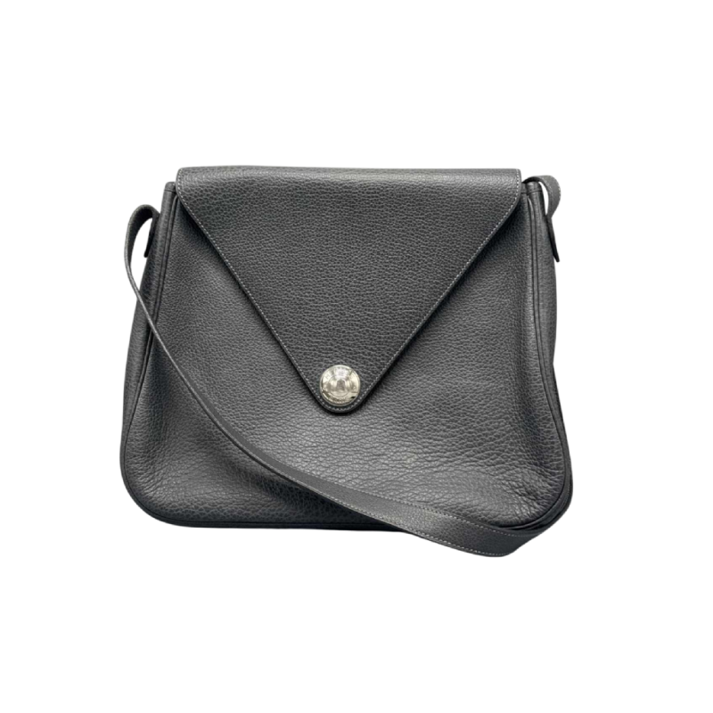 Hermès, Christine tas van grijs Taurillon (Clémence) leer
