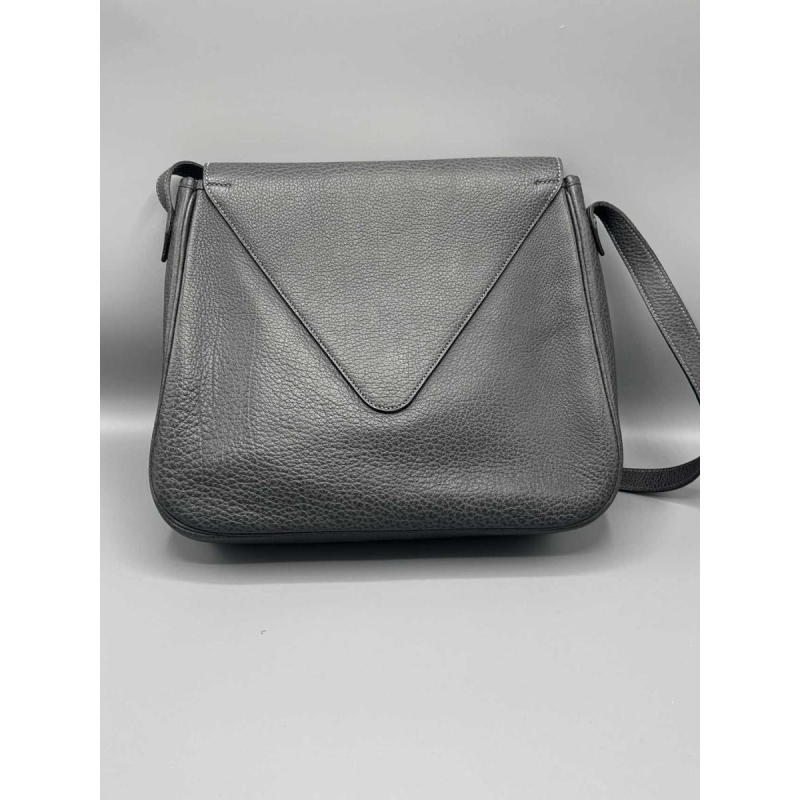 Hermès, Christine bag in grey Taurillon (Clémence) leather
