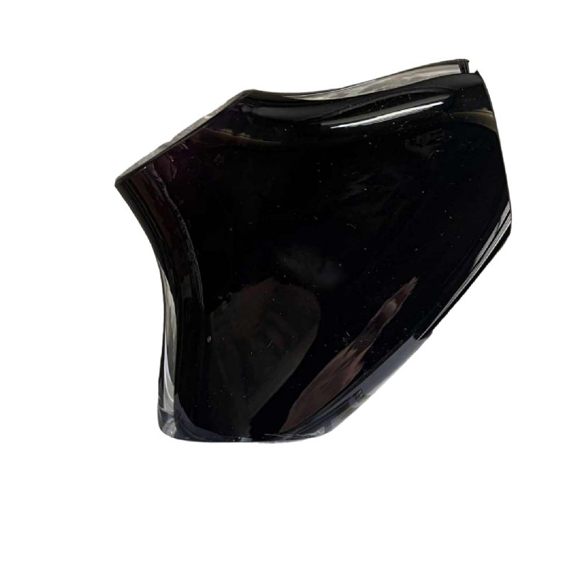 Alfred COLLARD, black/hyalite overlay crystal sculpture, 1999