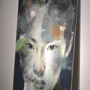 Silawit Poolsawat “Asian Beauty“ painting acrylic on canvas 130 x 100 cm