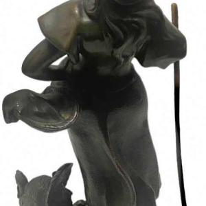 La Mascotte de Auguste Dewever bronze coquin