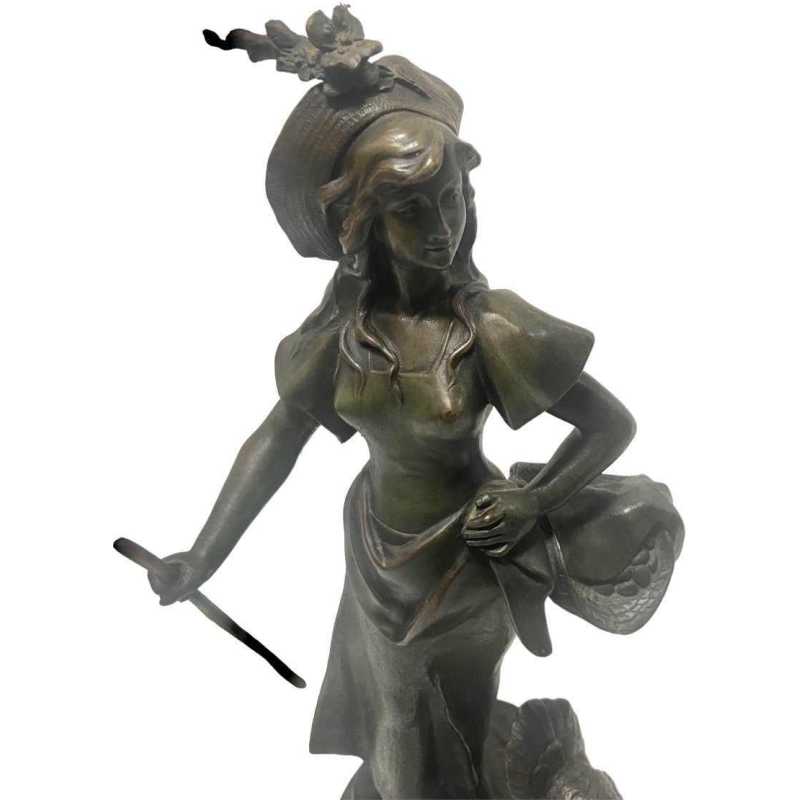 La Mascotte de Auguste Dewever bronze coquin