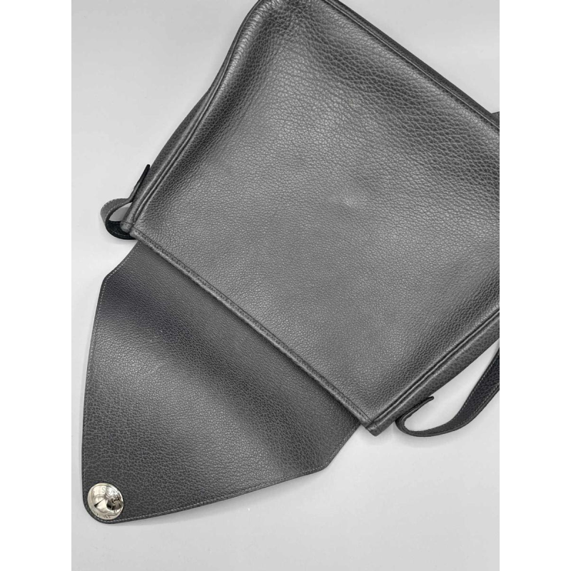 Hermès, Christine bag in grey Taurillon (Clémence) leather