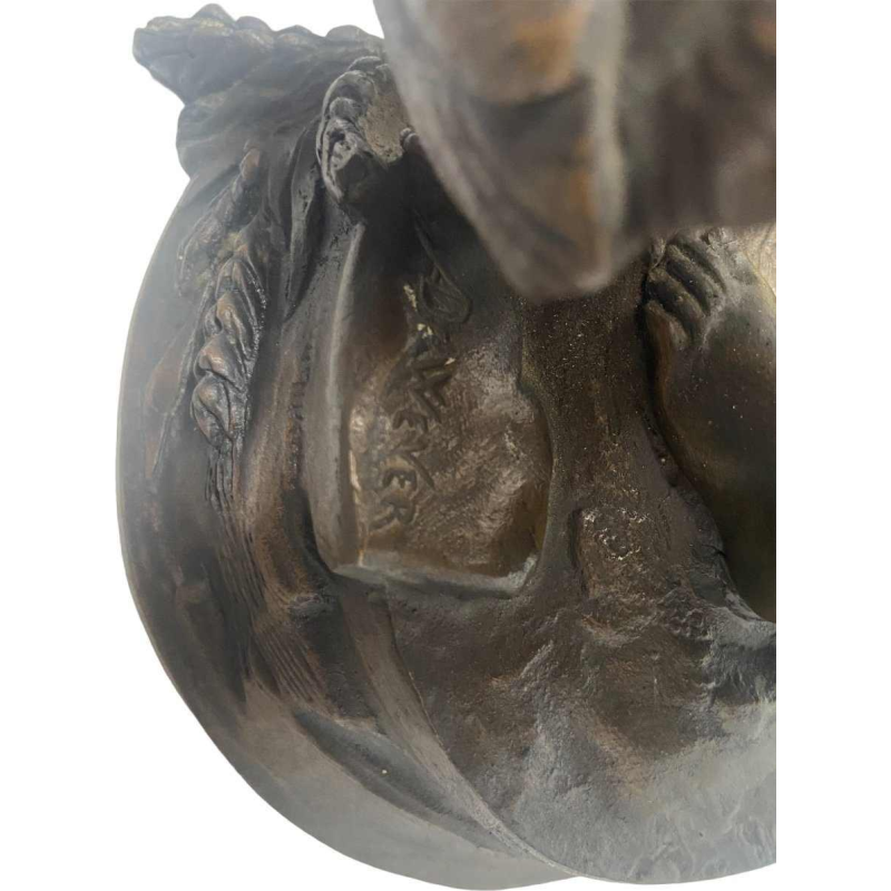 La Mascotte de Auguste Dewever bronze coquin