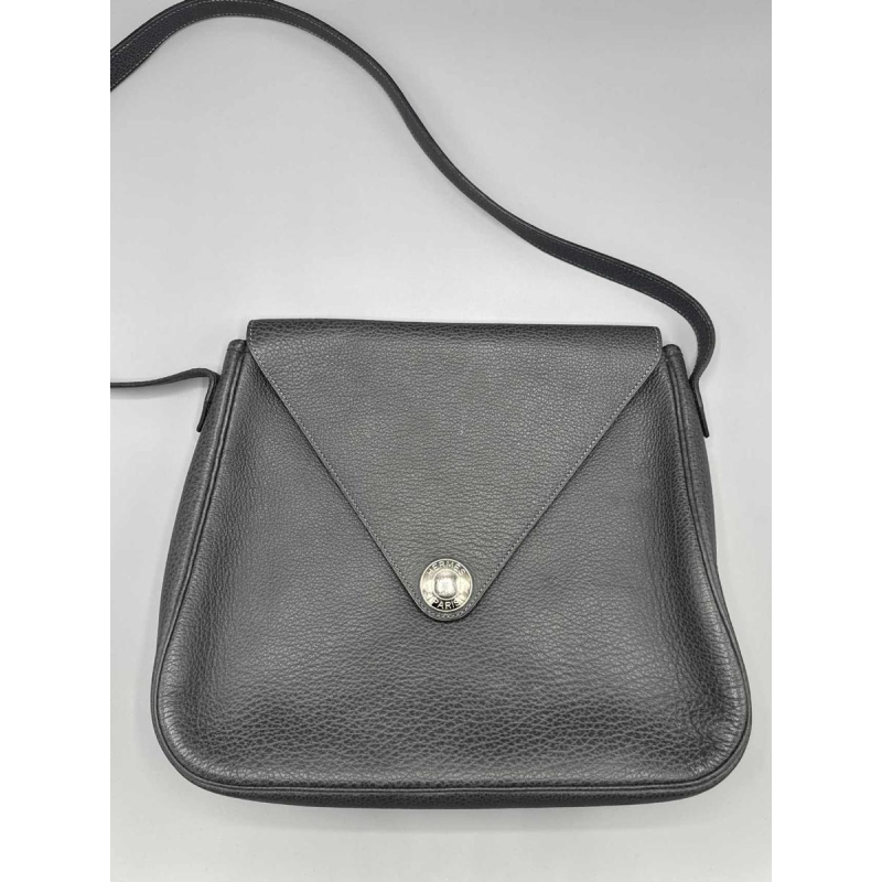 Hermès, Christine tas van grijs Taurillon (Clémence) leer