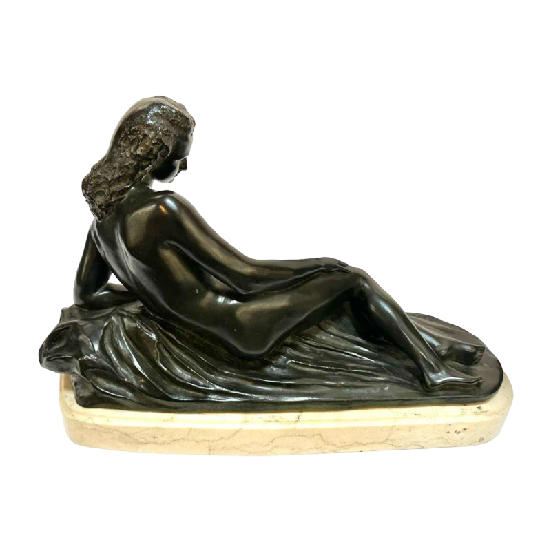Sculpture Jeune Femme Art Déco Paule Bisman