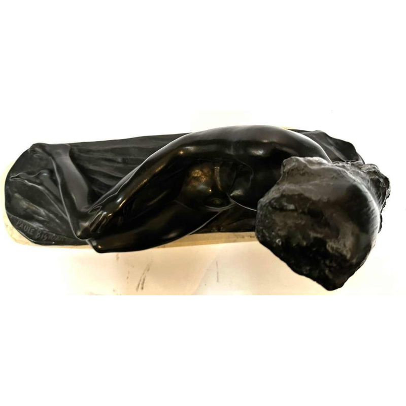 Sculptuur Jonge Vrouw Art Deco Paule Bisman