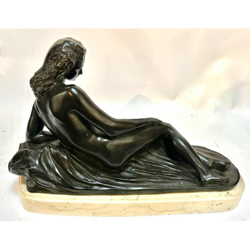 Sculptuur Jonge Vrouw Art Deco Paule Bisman