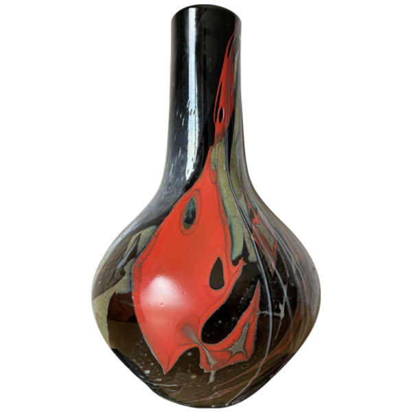 Alfred COLLARD (1933-) vase de 1993 chez Studio Cristal Val St Lambert