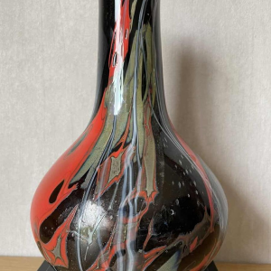 Alfred COLLARD (1933-) vase de 1993 chez Studio Cristal Val St Lambert