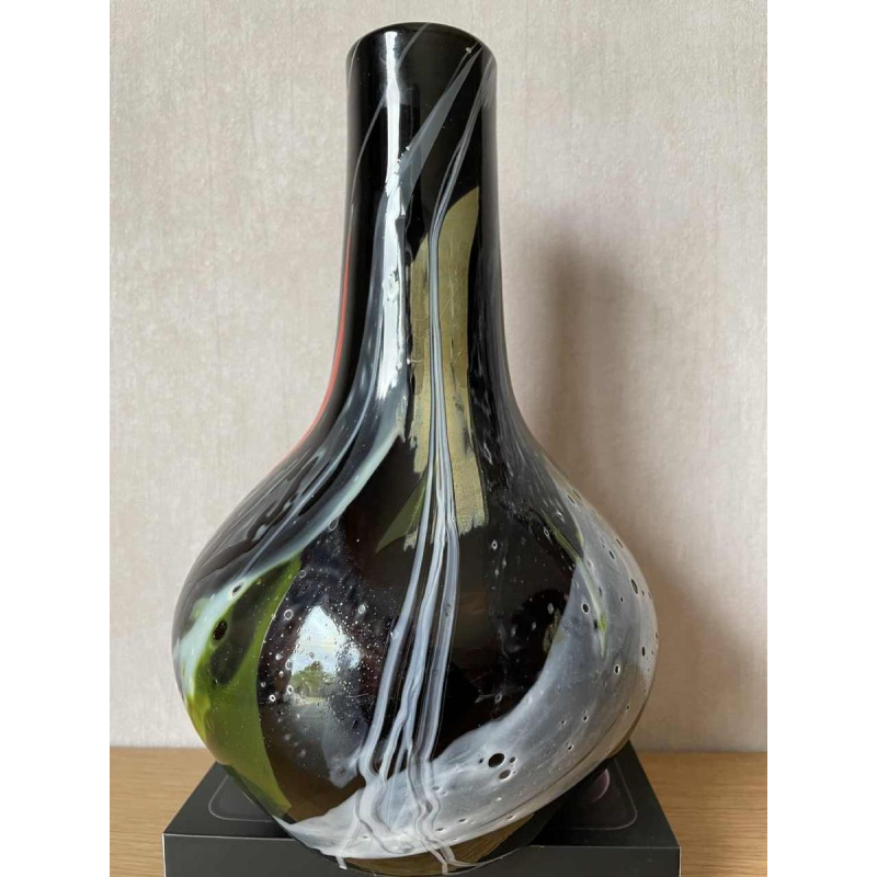 Alfred COLLARD (1933-) vase de 1993 chez Studio Cristal Val St Lambert