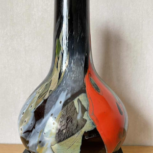 Alfred COLLARD (1933-) vase de 1993 chez Studio Cristal Val St Lambert