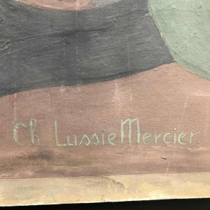 Grande Aquarelle de Lussie Mercier