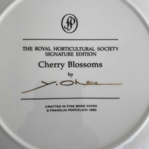 Franklin Porcelain - Royal Horticultural Society, ensemble de 12 assiettes florales, London ca 1980