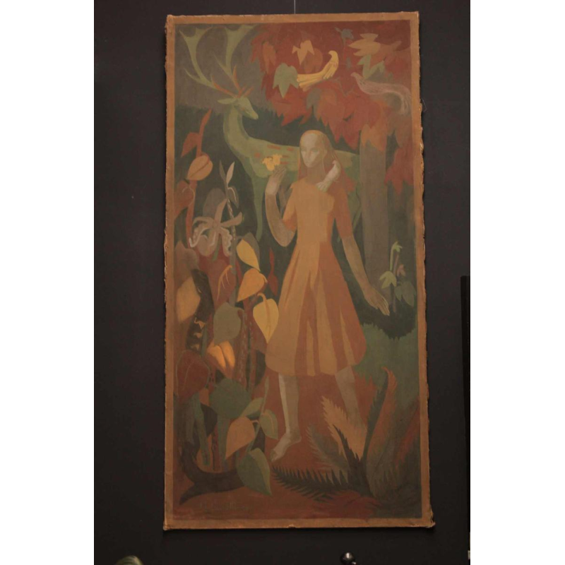 Grande Aquarelle de Lussie Mercier