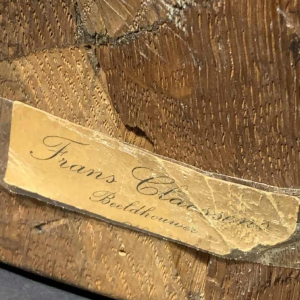 FRANS CLAESSENS 'Buste van Pablo Picasso' Levensgrote sculptuur, gesneden hout 1930s