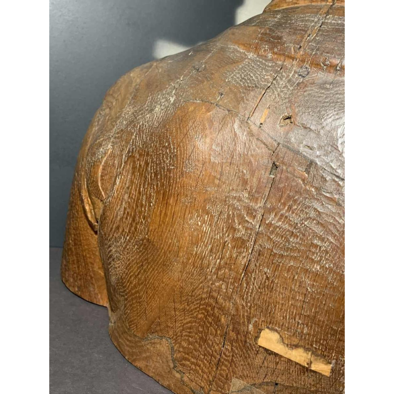 FRANS CLAESSENS 'Bust of Pablo Picasso' Life-size sculpture, carved wood 1930s