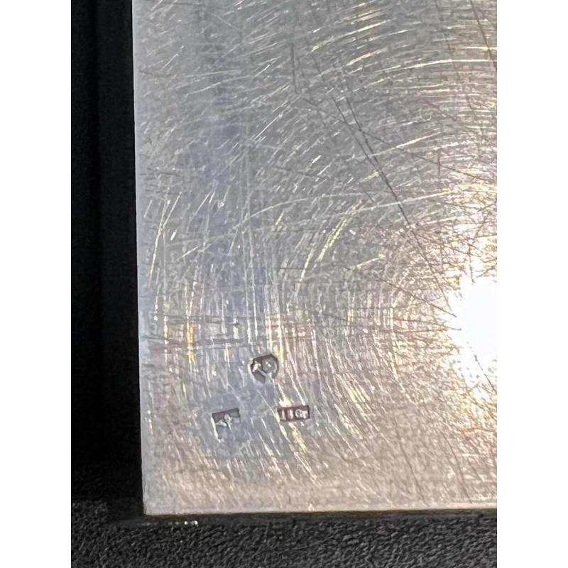 Georges MAGADOUX geëmailleerde verzilverde metalen kast