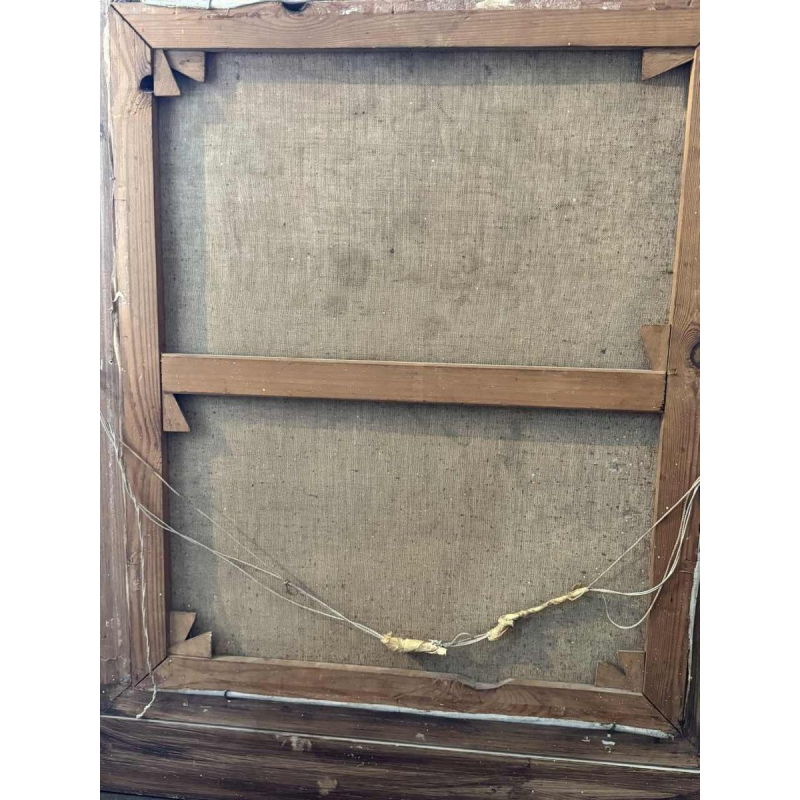 Maurice DE VRIES « Bouquet fantastique » peinture huile sur toile surréaliste, XXe s