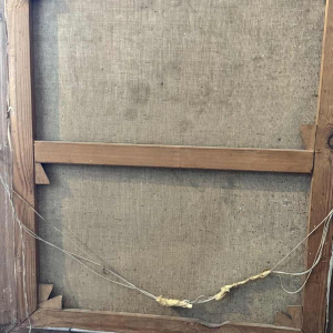 Maurice DE VRIES “Bouquet fantastique“ surrealist oil on canvas painting, 20th c