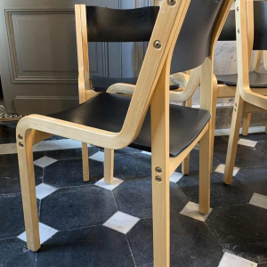 KARI ASIKAINEN Korhonen Finland Set van 6 Scandinavische stoelen, 1e editie 1970