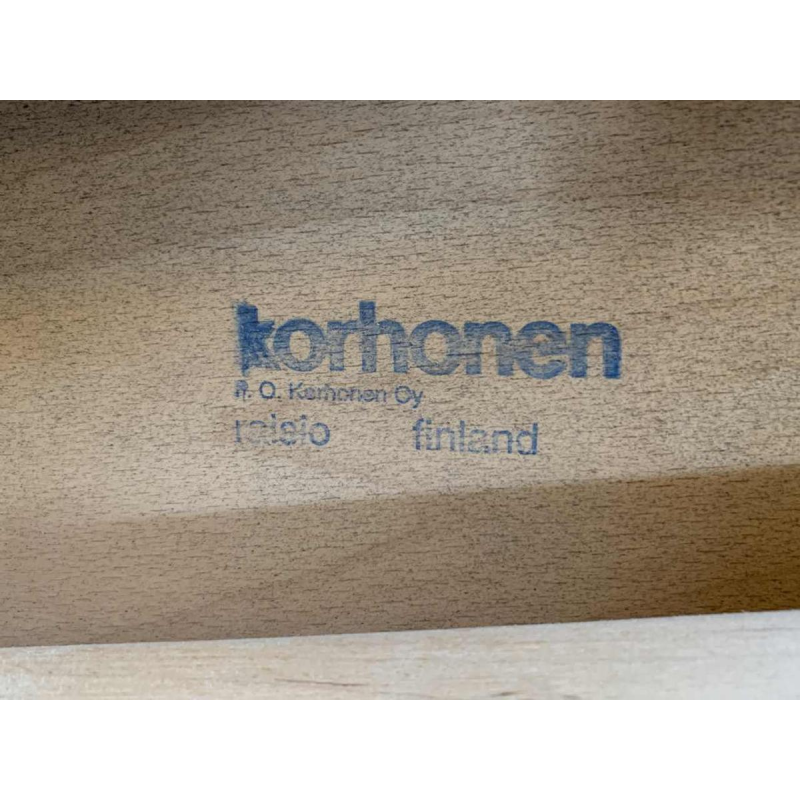 KARI ASIKAINEN for Korhonen Finland Set 6 Scandinavian 1st edition Chairs, 1970