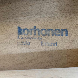 KARI ASIKAINEN for Korhonen Finland Set 6 Scandinavian 1st edition Chairs, 1970