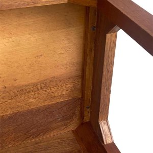 Wooden coffee table, ca 1960