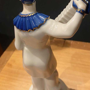 Clown musicien en porcelaine de Rosenthal