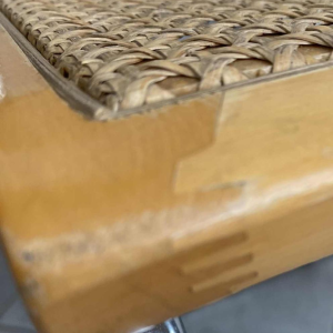 Marcel Breuer, chaise modèle B32, cannage et structure acier chromé, ca 1970