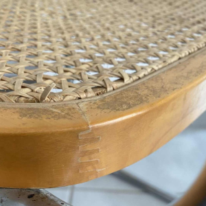 Marcel Breuer, chaise modèle B32, cannage et structure acier chromé, ca 1970