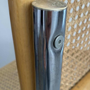 Marcel Breuer, stoel model B32, vlechtwerk en verchroomd stalen frame, ca 1970