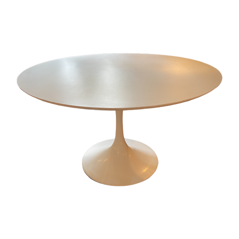 Eero Saarinen, tulip table cast aluminium & laminate vintage edition 1970