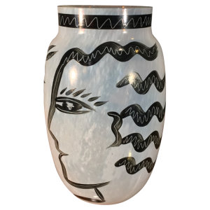 Ulrica Hydman-Vallien "CARAMBA", Kosta Boda Glass (Zweden), circa 1980