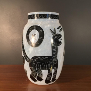 Ulrica Hydman-Vallien "CARAMBA", Kosta Boda Glass (Sweden), circa 1980