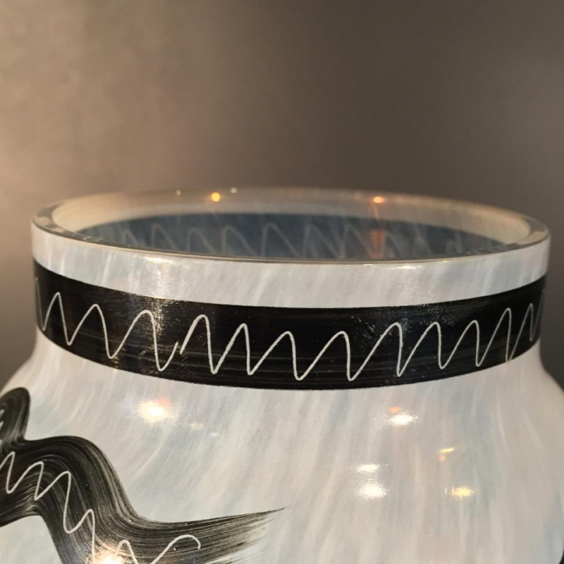 Ulrica Hydman-Vallien "CARAMBA", Kosta Boda Glass (Zweden), circa 1980