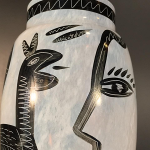 Ulrica Hydman-Vallien "CARAMBA", Kosta Boda Glass (Zweden), circa 1980