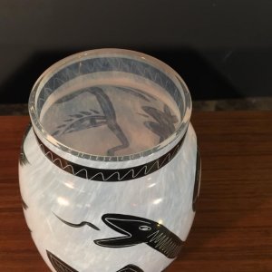 Ulrica Hydman-Vallien "CARAMBA", Kosta Boda Glass (Zweden), circa 1980