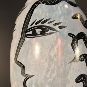 Ulrica Hydman-Vallien "CARAMBA", Kosta Boda Glass (Sweden), circa 1980