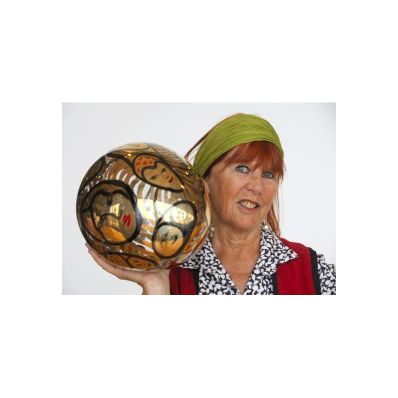 Ulrica Hydman-Vallien "CARAMBA", Kosta Boda Glass (Zweden), circa 1980