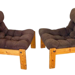 Pair of vintage "Neapel" armchairs, ca 1960-1970