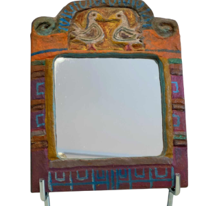 Les Argonautes à Vallauris, miroir aux colombes en céramique, XXe s