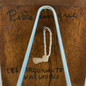 Les Argonautes à Vallauris, miroir aux colombes en céramique, XXe s